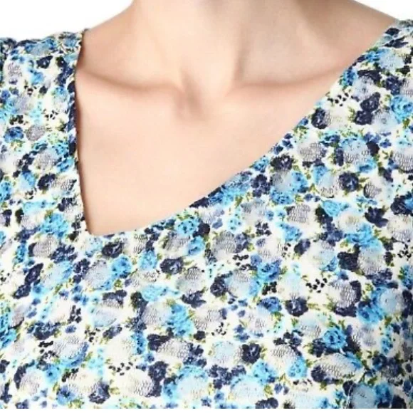 Reiss Rachel Floral Print Bodycon Dress Sz 2 - Picture 5 of 16